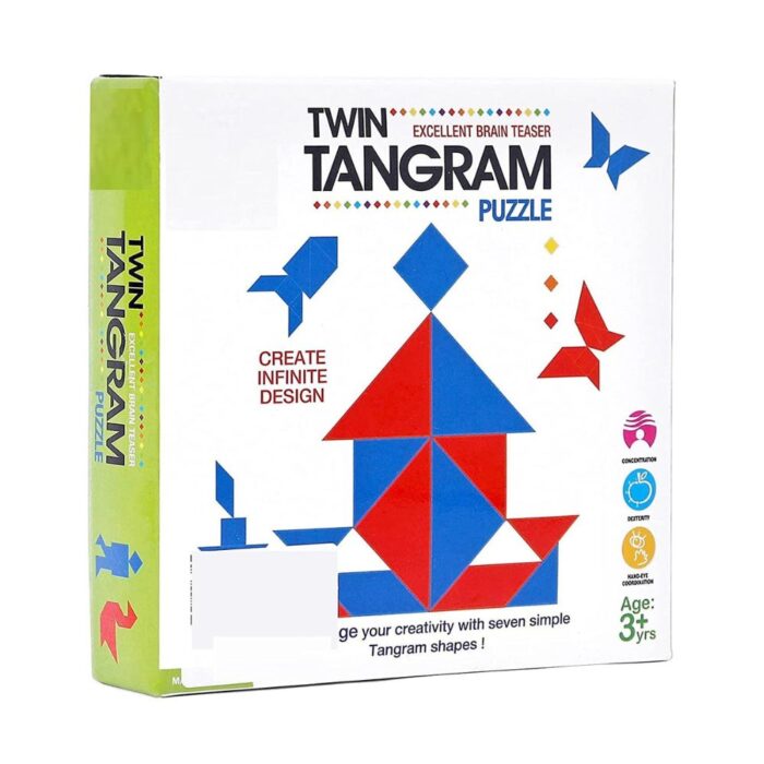 twin tangra brain teaser puzzle for kids