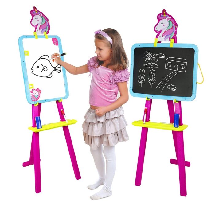 Disney Frozen 8 in 1 Two way Easel Board with Stand