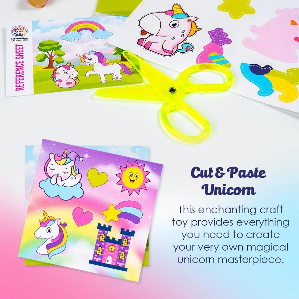 Unicorn Cut & Paste Art & Craft DIY Kit - Image 3
