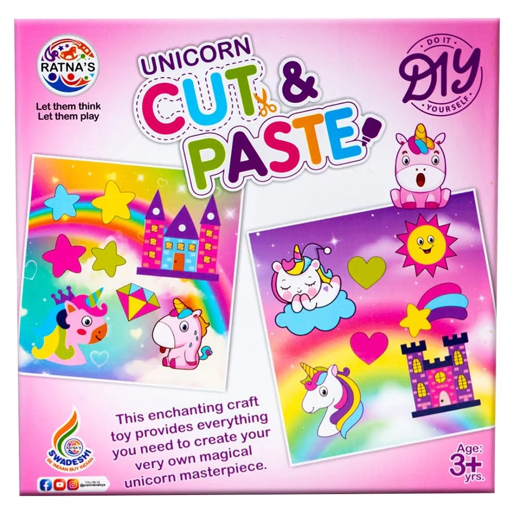 Unicorn Cut & Paste Art & Craft DIY Kit - Image 5