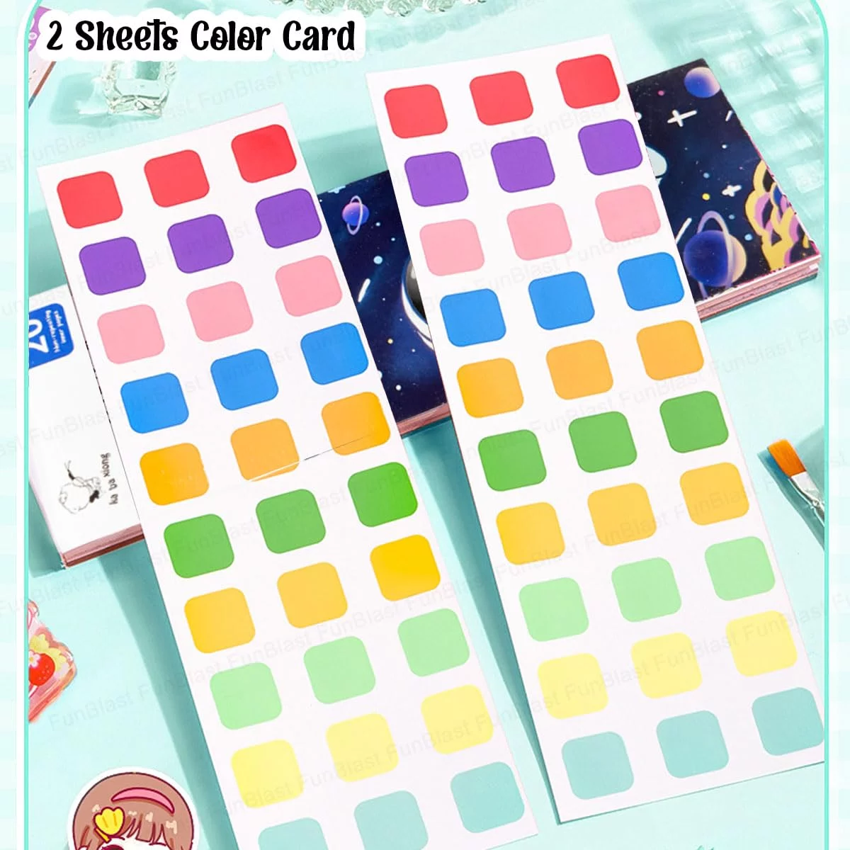 Space Theme 2 in 1 Magic Water Drawing Book - Image 6