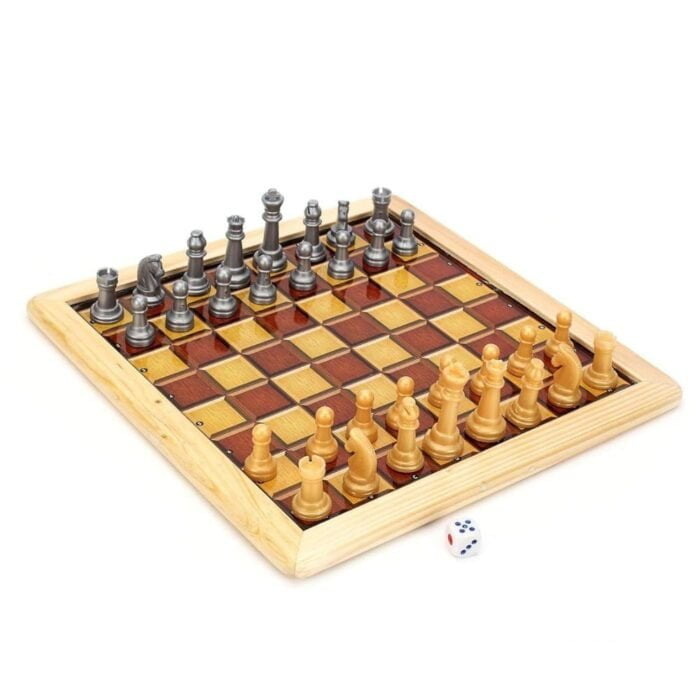 wodden chess and ludo Strategy Game