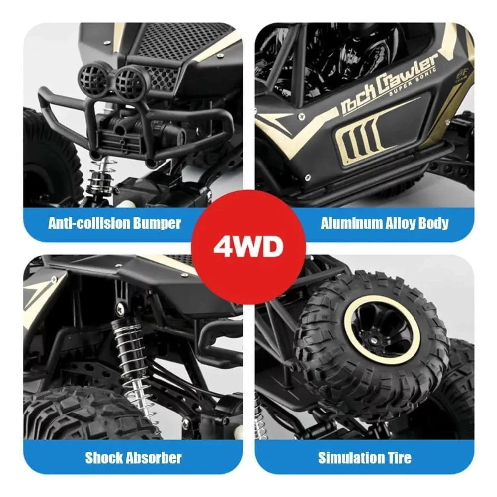 1:8 Scale Monster Truck 4WD Drive and All-Terrain Capability - Image 5