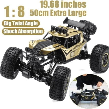 1:8 Scale Remote Control Monster Truck - Unleash Off-Road Excitement