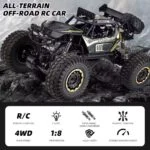 1:8 Scale Monster Truck 4WD Drive and All-Terrain Capability - Image 3