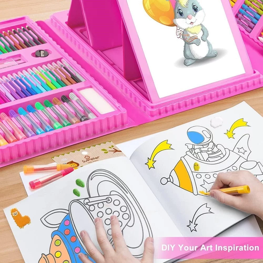 208-Piece Deluxe Art Drawing Set for Kids - Image 6