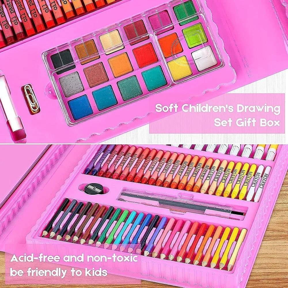 208-Piece Deluxe Art Drawing Set for Kids - Image 3