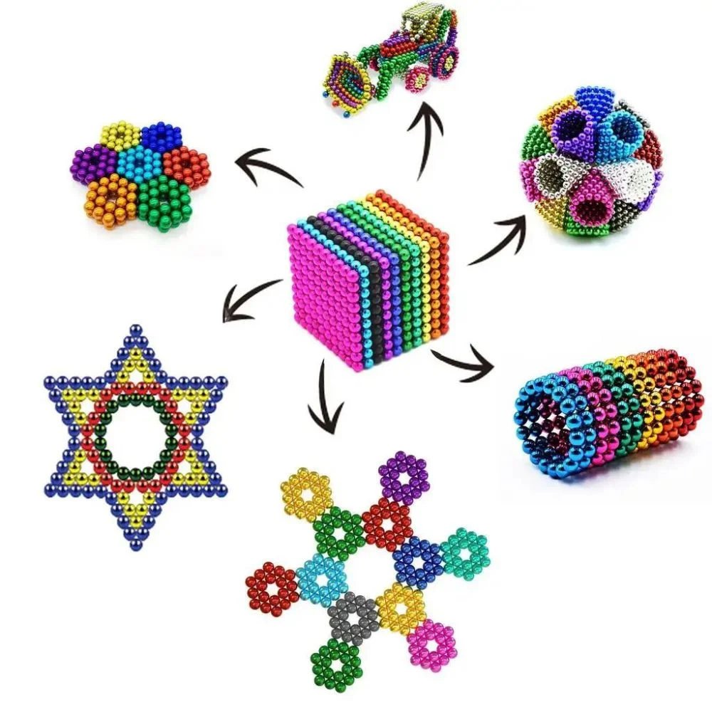 216pc Shape Learning Magnetic Balls: Build, Learn & Create (Age 6+) - Image 5