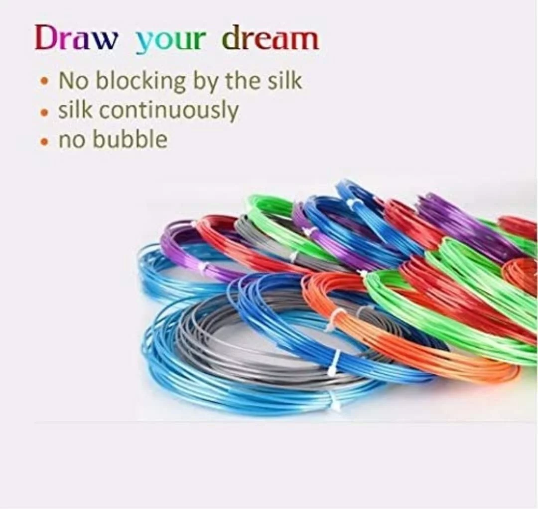 10 Pcs PLA Wires Filament Refills for 3D Printing Pen and 3D Printer - Image 2