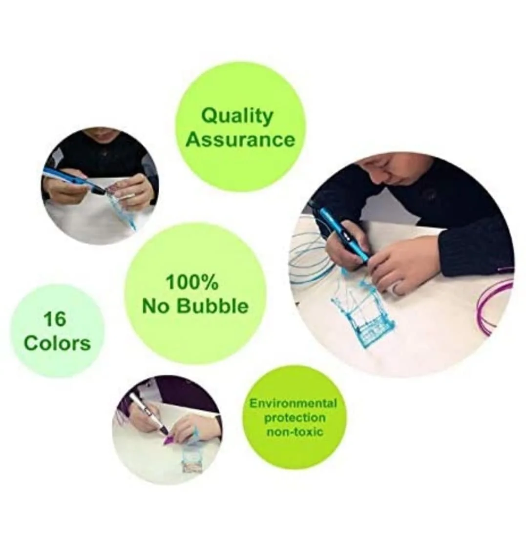 10 Pcs PLA Wires Filament Refills for 3D Printing Pen and 3D Printer - Image 5