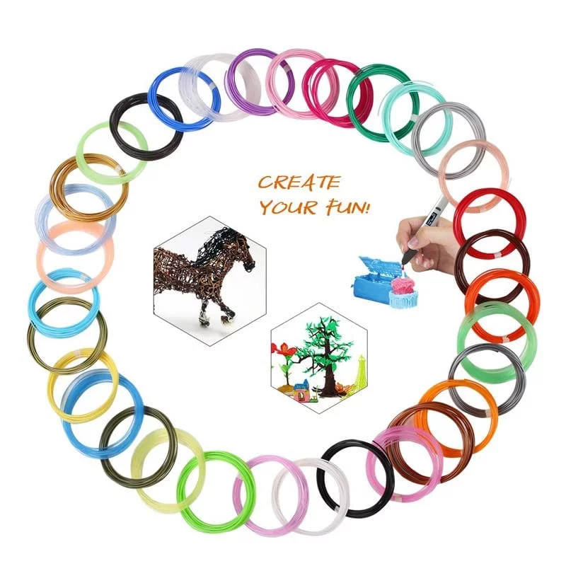 10 Pcs PLA Wires Filament Refills for 3D Printing Pen and 3D Printer - Image 7
