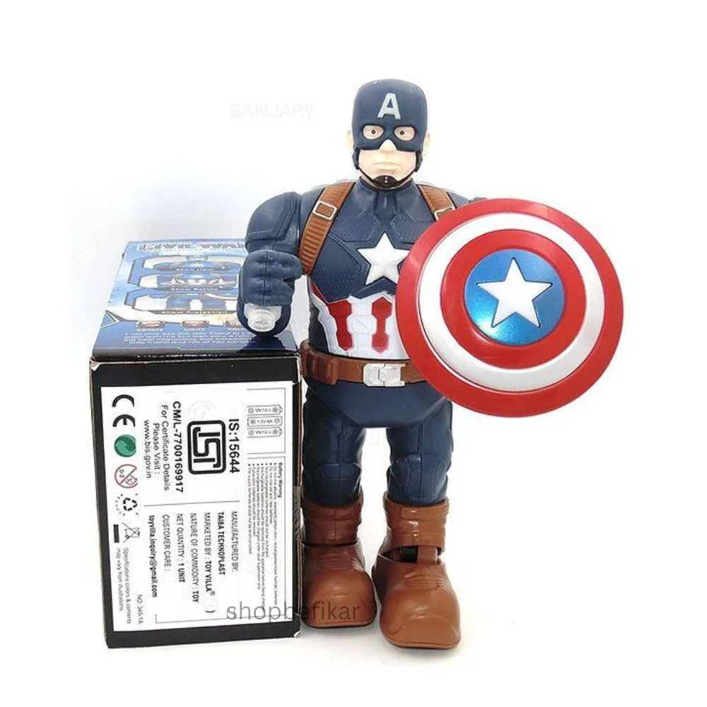 Hulk Walking Toy with Lights, Sounds, and Projection (9.5 inch) - Image 3