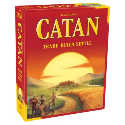 Catan Board Game (5th Edition): Explore, Trade & Conquer on Catan Island! (Ages 10+)