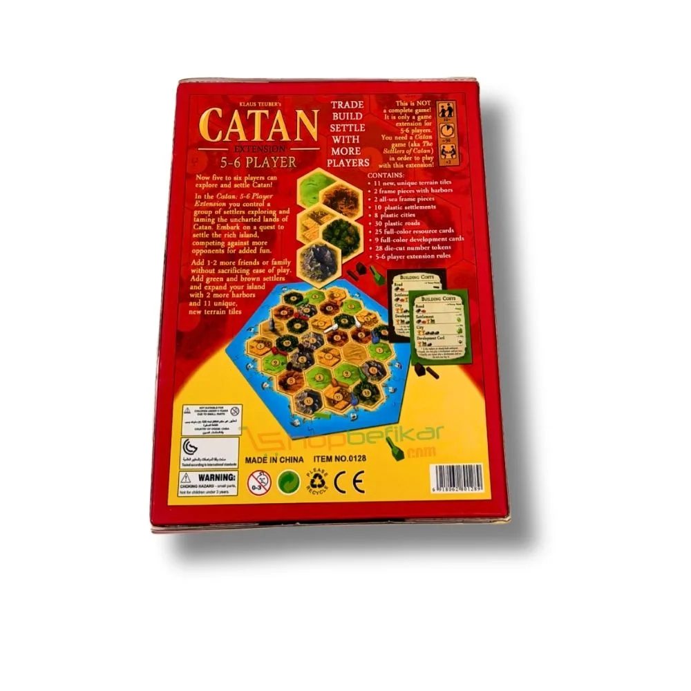 Catan 5–6 Player Extension | Expanded Gameplay for 5–6 Players | Ages 12+ | 90–120 Min - Image 7