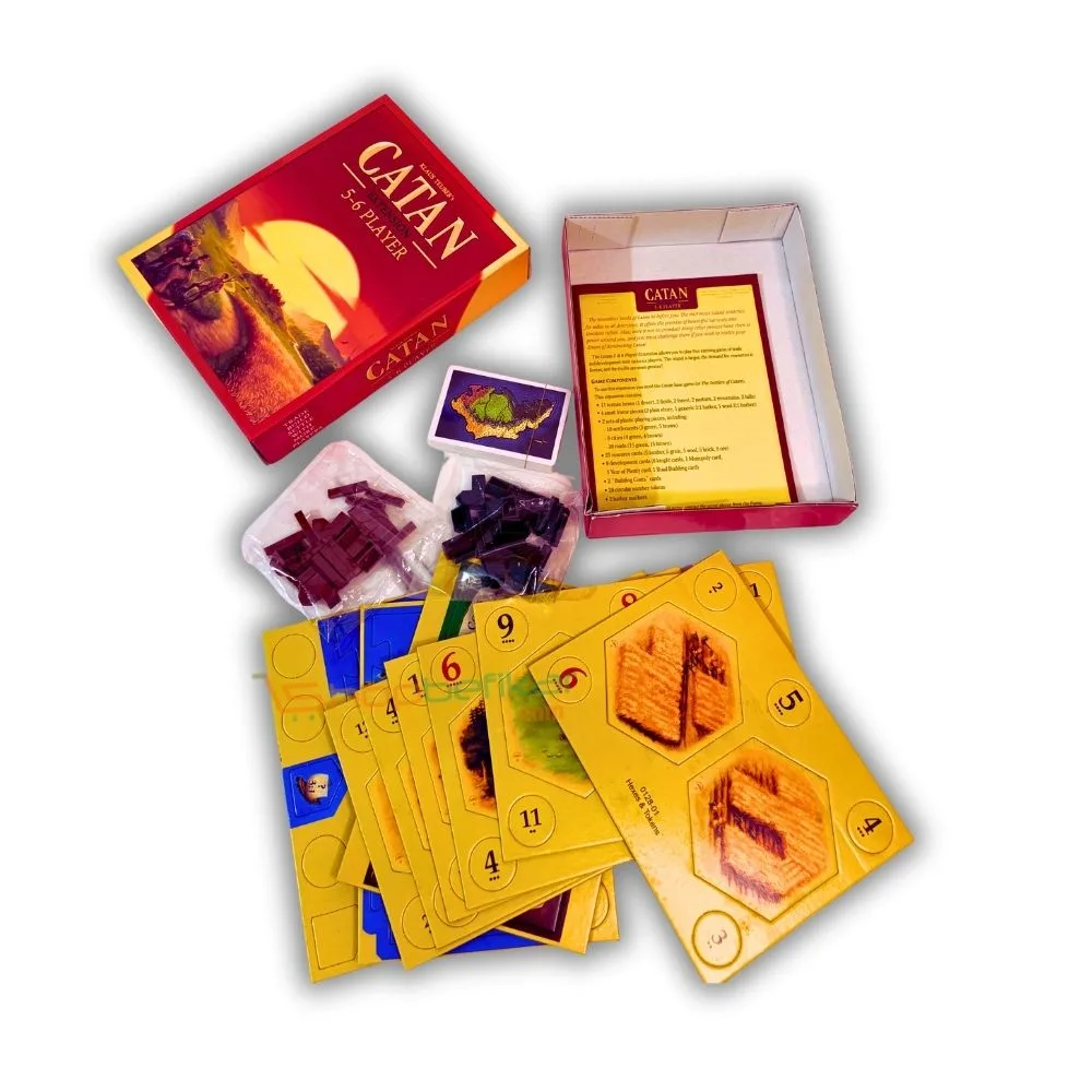 Catan 5–6 Player Extension | Expanded Gameplay for 5–6 Players | Ages 12+ | 90–120 Min - Image 3