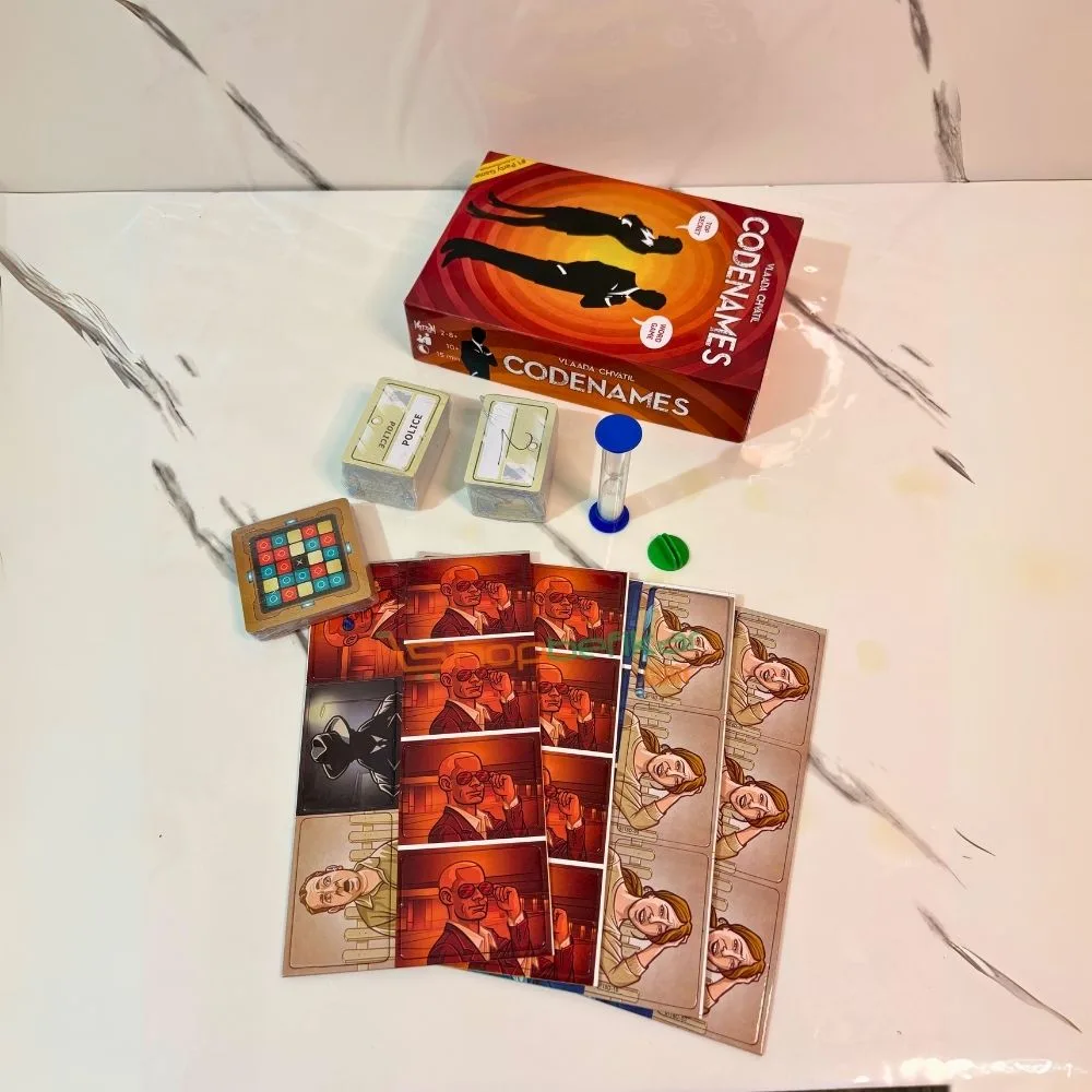 Codenames Board Game – Ultimate Spy Party Game | Word Association & Deduction | 2–8 Players | Ages 14+ | 15–30 Min Playtime - Image 3