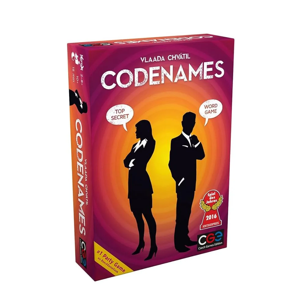 Codenames Board Game – Spy Party Game of Word Association & Deduction | 2–8 Players | Ages 14+
