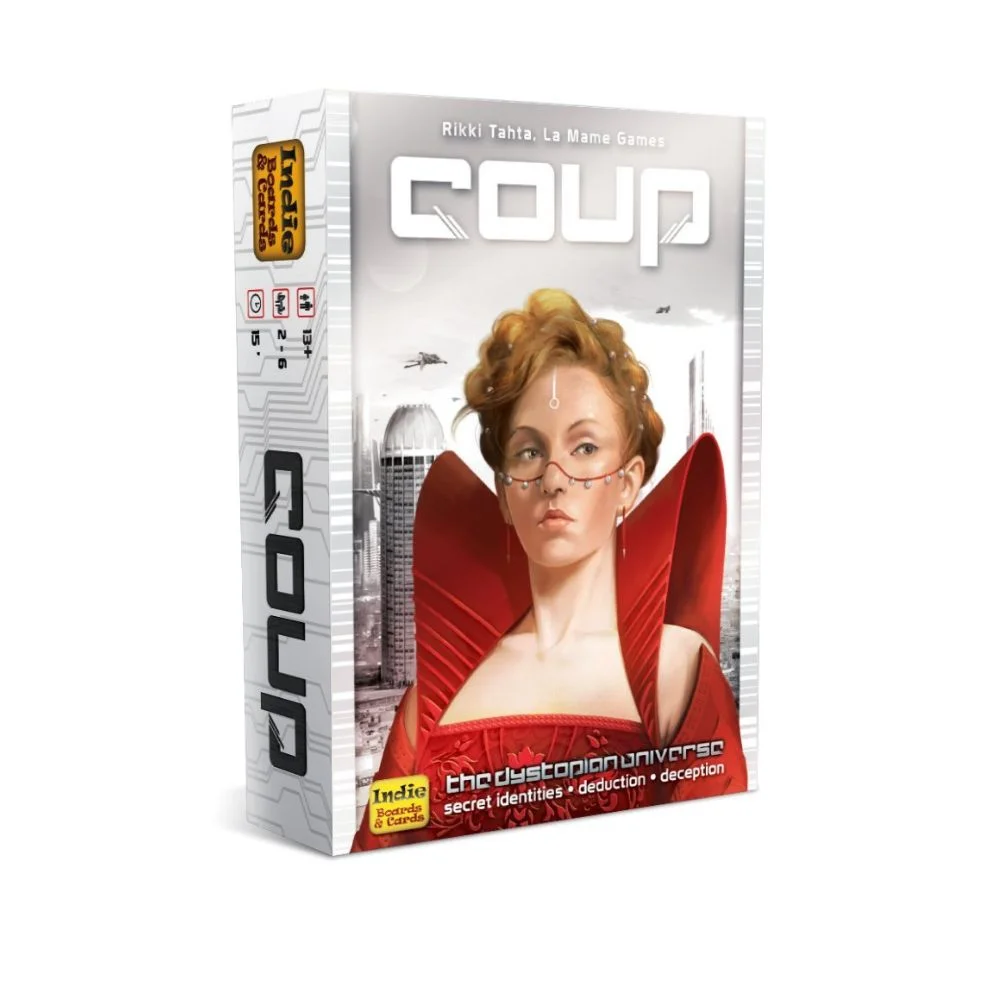 coup board game (1) Coup Card Game – Bluffing & Deduction Strategy Game | Ages 10+ | 2–6 Players | Fast-Paced Political Intrigue