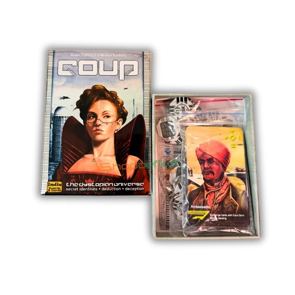 Coup – The Thrilling Card Game of Political Intrigue | Bluffing & Deduction | 2–6 Players | Ages 10+ | 15 Min Playtime - Image 5