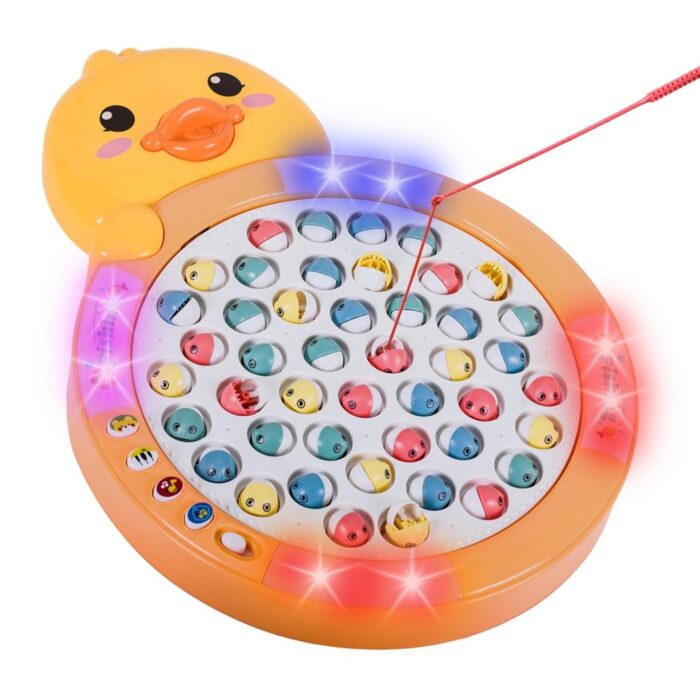 Kids Duck Fishing Game | Interactive Fish Catching Toy with Music & Lights