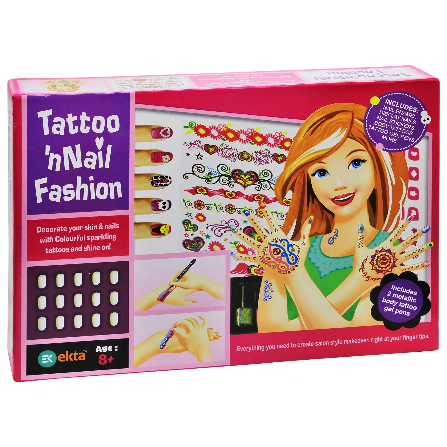 Ekta Tatto n Nail Fashion Kit - Image 3