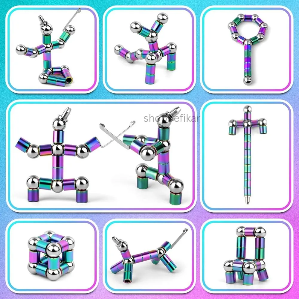3-in-1 Magnetic Fidget Pen: Stylus, Pen & Stress Reliever - Image 2