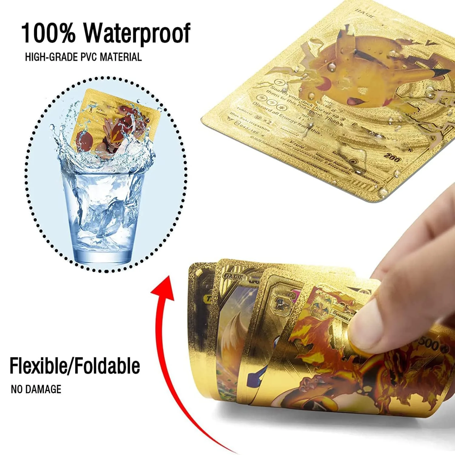 Pokémon Cards: Premium 55 Card Pack - Waterproof - Image 3