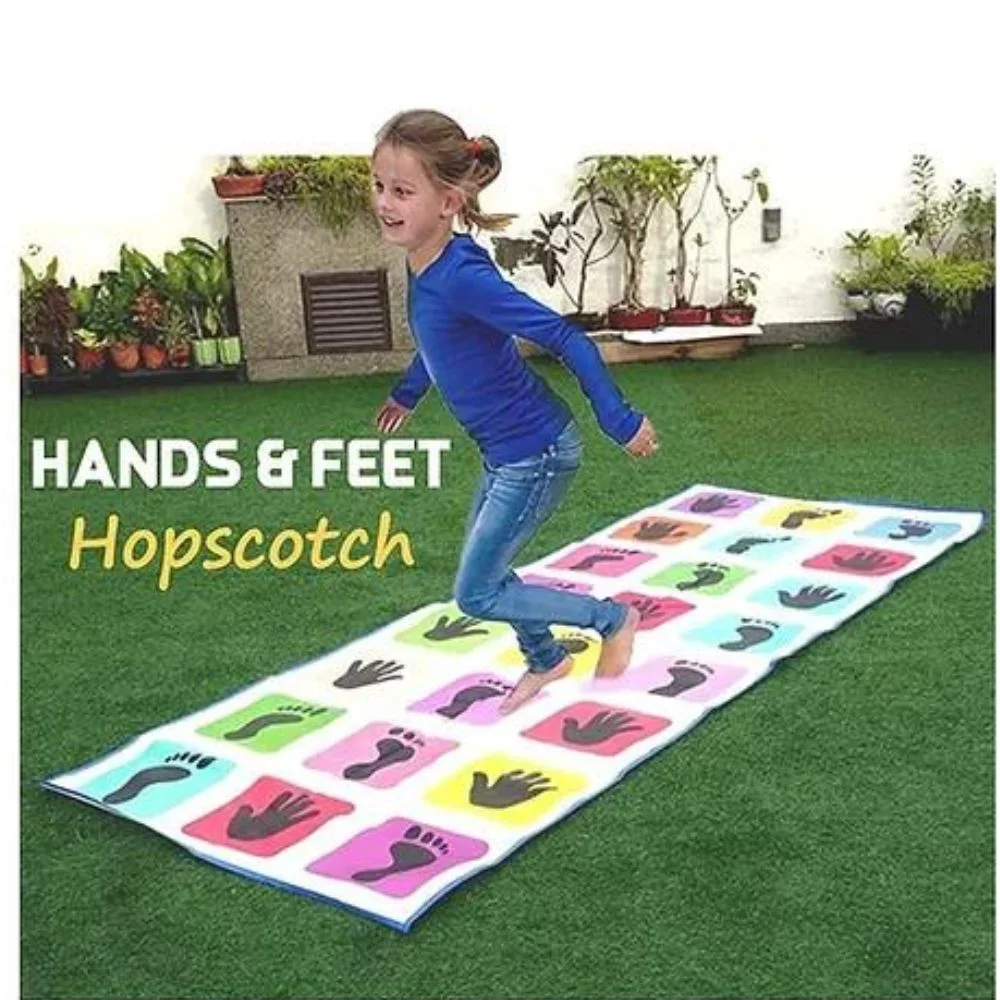 hopscotch toy Hand and Feet Hopscotch Game for Kids and Adults | Fun Indoor and Outdoor Activity