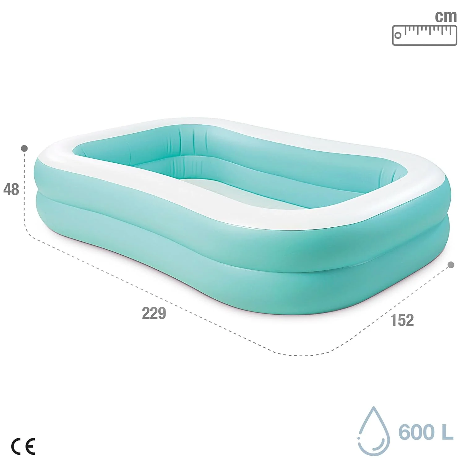 Intex Mandarine Swim Center Pool (90"x60"x19") - Image 2