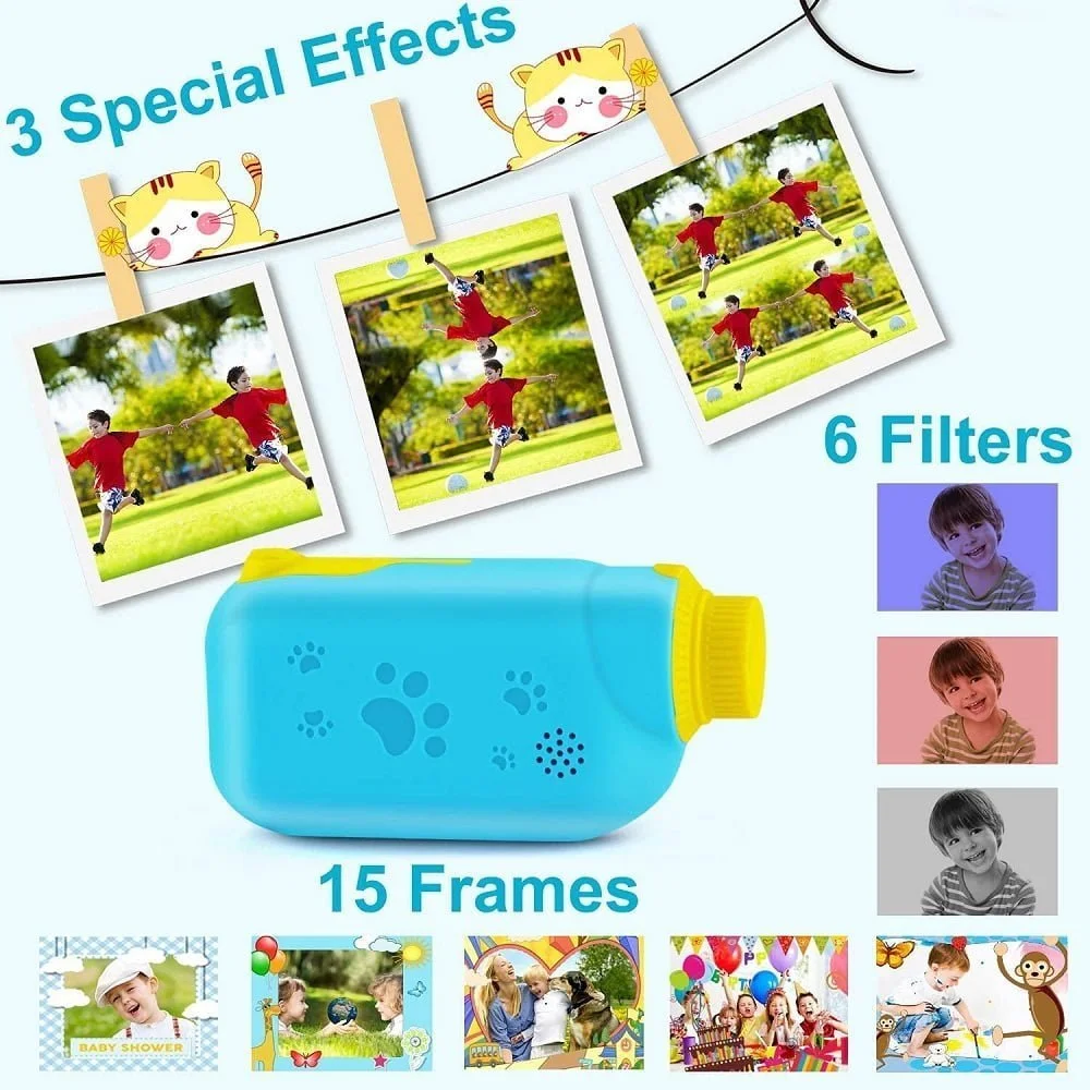 Kids Digital Video Camera – 1080P Rechargeable Toy Camera with Games, Photos & Video for Kids (3–9 Years) - Image 9