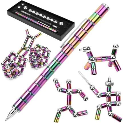 Magnetic Fidget Pen: Relieve Stress, Boost Focus, & Spark Creativity!