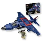 Unleash your creativity with our Jet Plane Jump Jet Building Set! Perfect for future pilots, adult hobbyists, and military enthusiasts. Includes 310 pieces, pilot & soldier minifigures, and moving parts for dynamic builds.