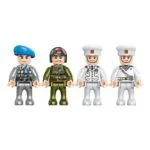 4 in 1 Military Battle Cruise Ship Building Blocks Set - 594 Pieces - Image 5