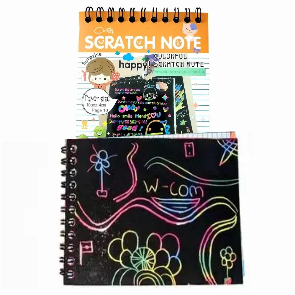 Magic Art Fun! 6 Scratch Books - Birthday Party Favors - Image 2