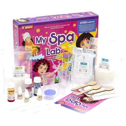 Encourage STEM exploration and creativity with My Spa Lab, an educational DIY activity toy kit designed for girls aged 6 and above. Dive into hands-on learning and create your own spa products with this engaging STEM toy.