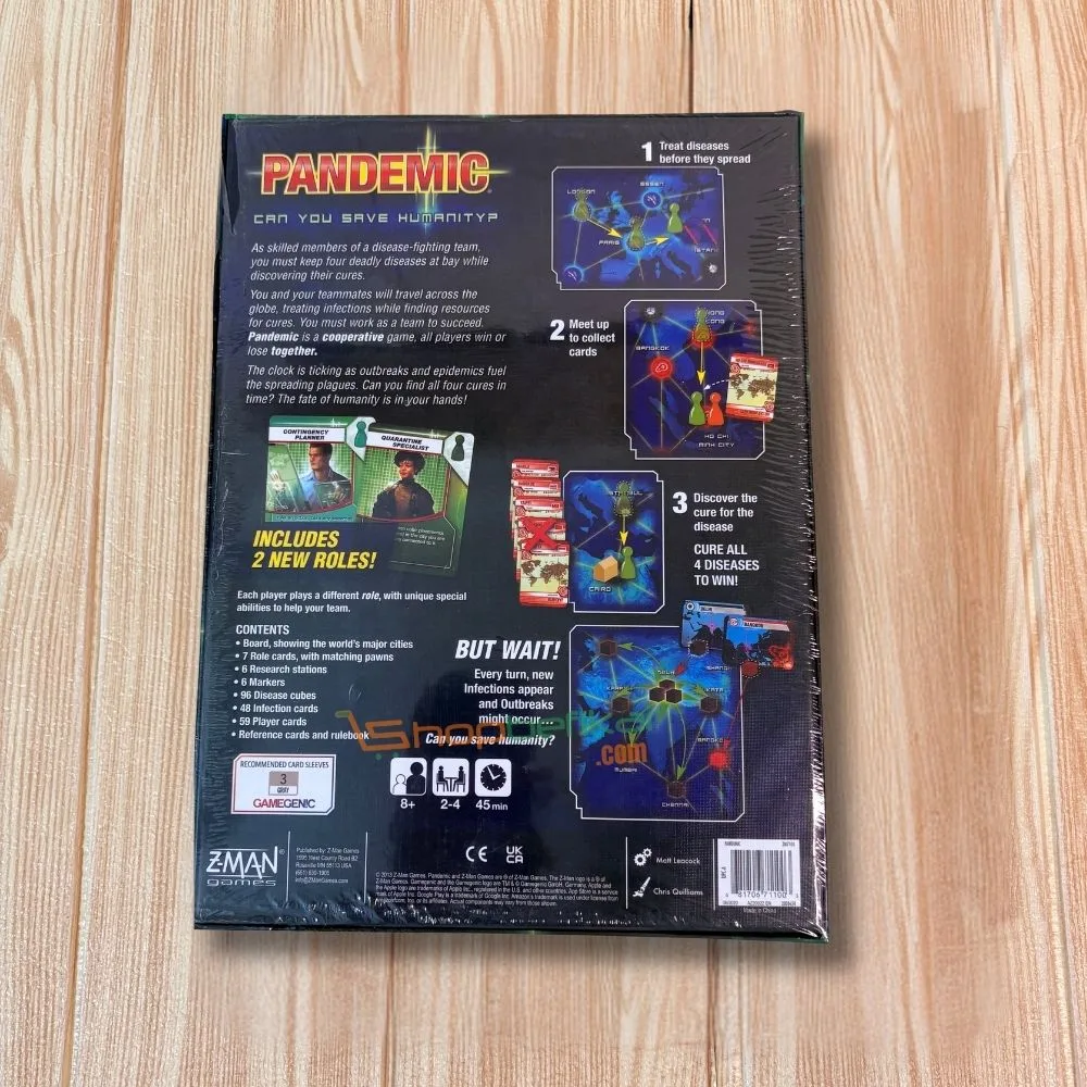 Pandemic Board Game – Cooperative Strategy Game | 2–4 Players | Ages 8+ | 45 Min Playtime - Image 5