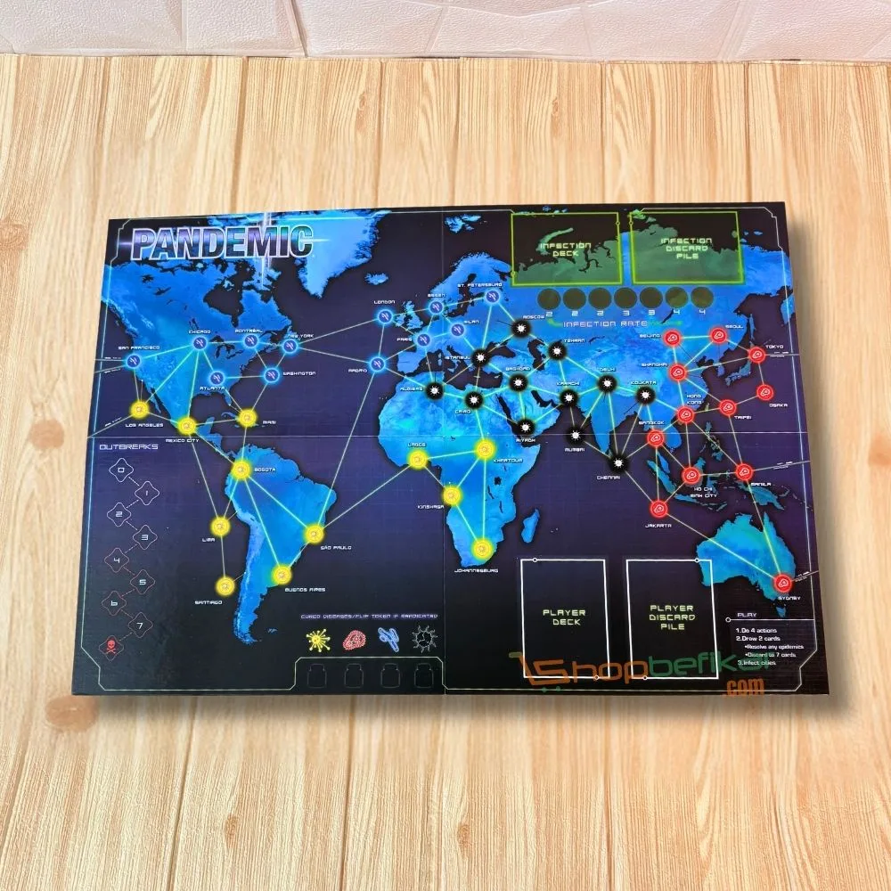 Pandemic Board Game – Cooperative Strategy Game | 2–4 Players | Ages 8+ | 45 Min Playtime - Image 7