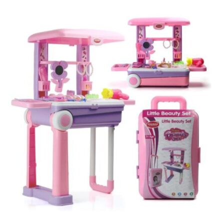 Shopbefikar's Beauty Set Trolley: Rolling Fun & Spark Imagination for Girls (3+)