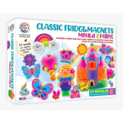 Ratna's Classic Fridge Magnets Mould & Paint Senior DIY Kit