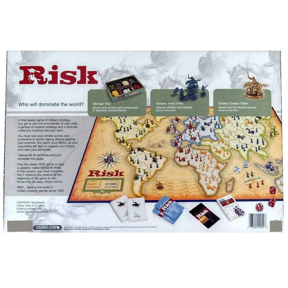 Risk Board Game: Conquer the World in Strategic Global Domination! (Ages 13+) - Image 3