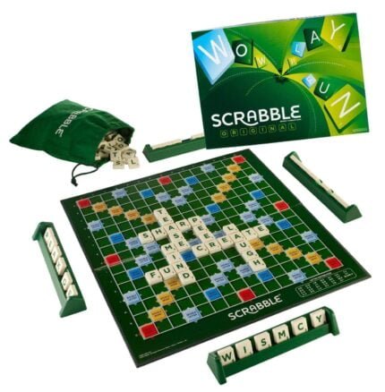 Scrabble Board Game | Classic Word Game for Families & Friends (2-4 Players)
