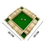 Shut The Box Dice Game Big Size | 4 Player Wooden Board Game | Math Learning Toy | Kids & Family Game | 6+ Years | 15–20 Min - Image 2