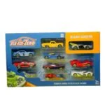 Six Six Zero Metal Diecast Racing Cars 10 Pieces Set (Multicolour) - Image 3