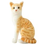 Realistic Soft Toy Cat with Meow Sound | Lifelike Stuffed Animal for Cuddles and Play