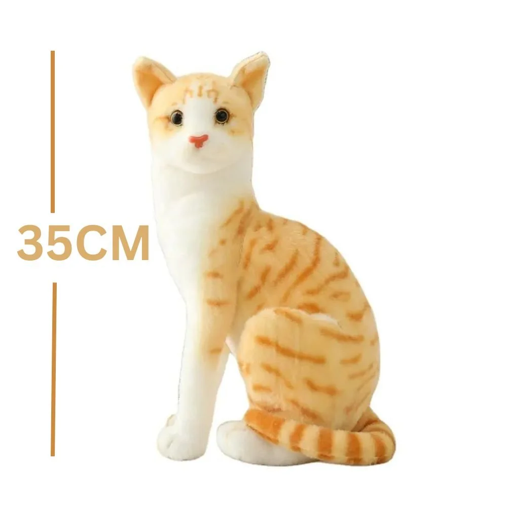 Real Lookalike Stuffed Cat Plush Toy with meow sound - Image 6