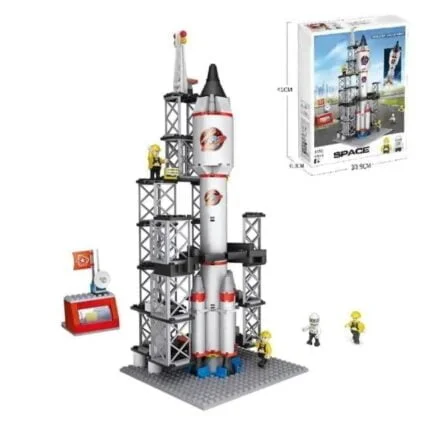 COGO 4130 Space Shuttle Construction Blocks Set | 309 Pieces | Educational Toy Play Set