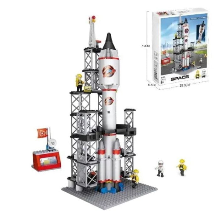 COGO 4130 Space Shuttle Construction Blocks Set | 309 Pieces | Educational Toy Play Set