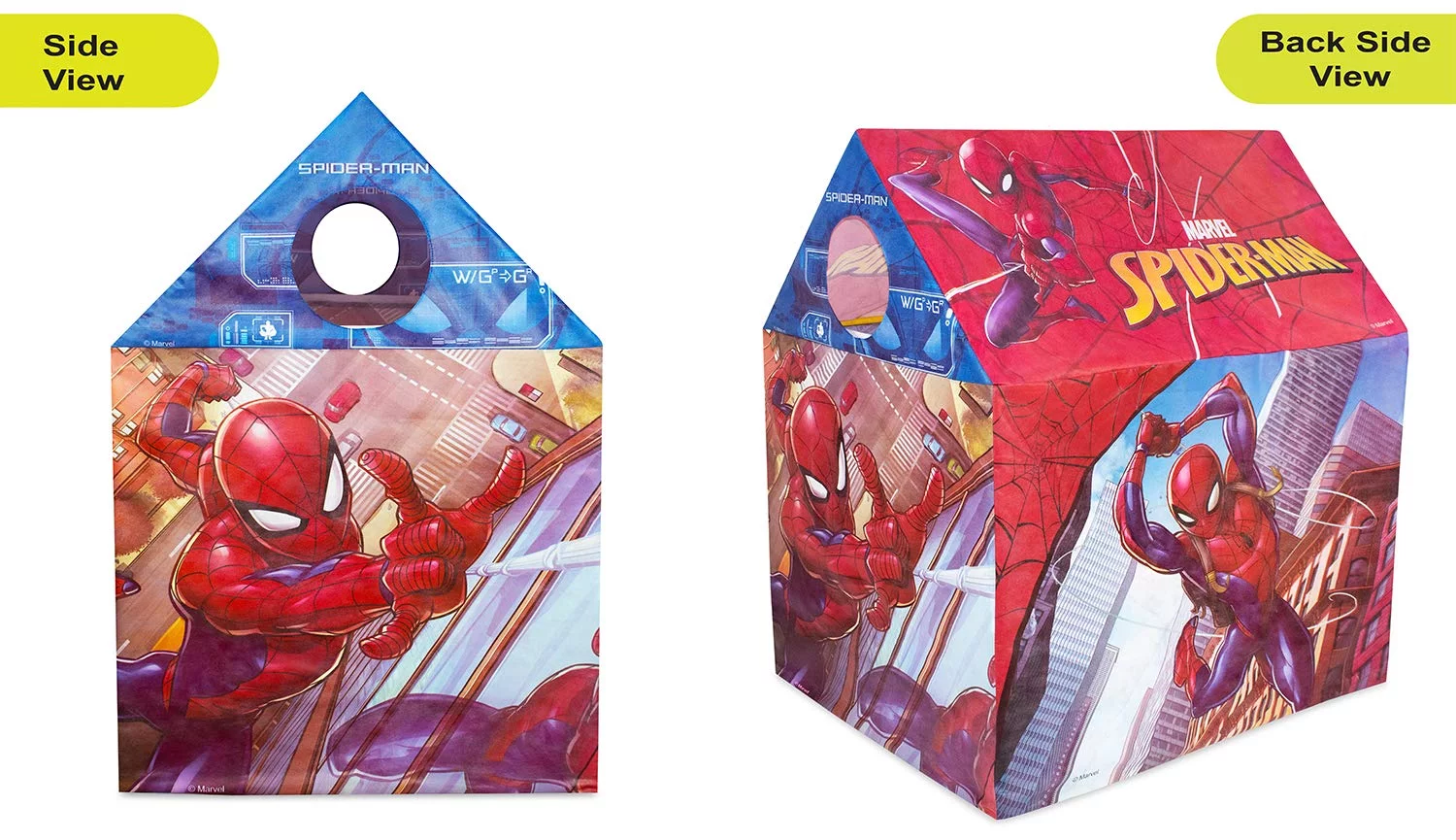 itoys Marvel Spiderman Jumbo Play Tent - Indoor & Outdoor Fun! - Image 2