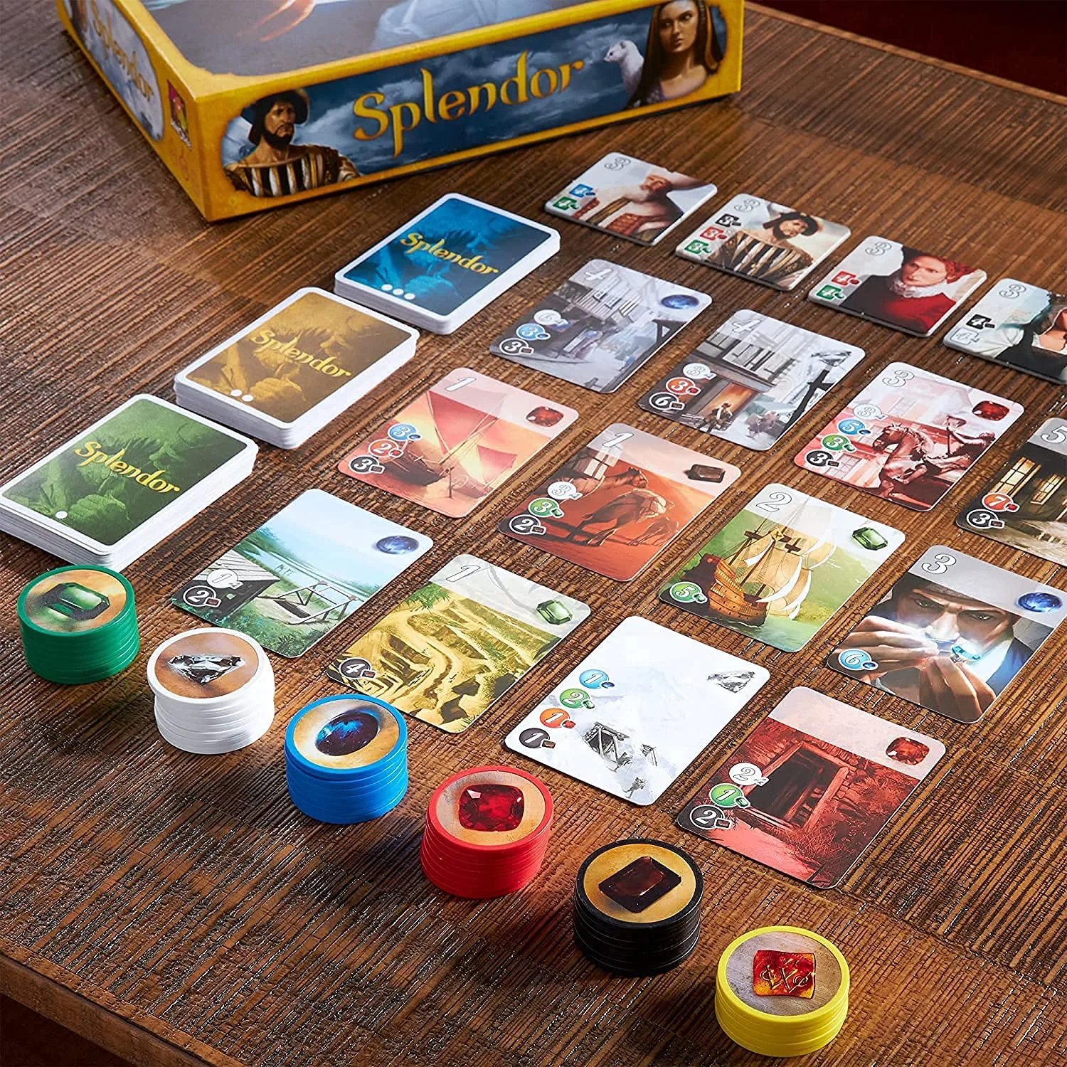 Splendor Board Game: A Strategic Gem-Trading Adventure (Age 10+) - Image 6