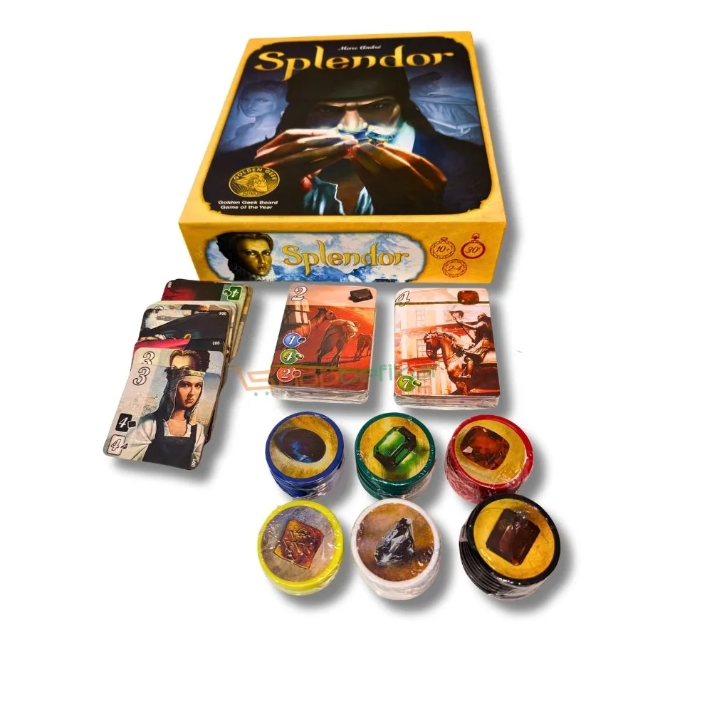 Splendor Board Game: A Strategic Gem-Trading Adventure (Age 10+) - Image 3